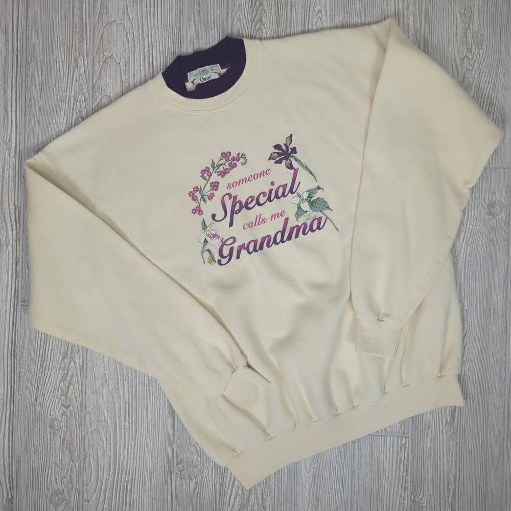 Vintage Orvis Women’s XL Someone Special Calls Me Grandma Granny Sweater